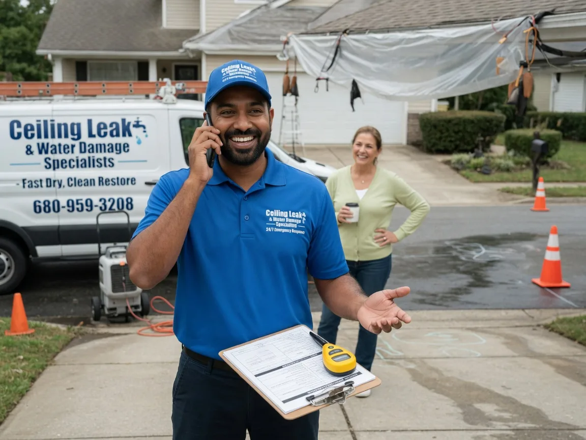 Ceiling Leak Cleanup Macedonia, IL FAQs